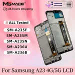 66'' IPS Samsung Galaxy A23 4G SM-A235F Display Touch Screen Digitizer Panel Assembly Samsung A23 5G SM-A236U LCD (New)