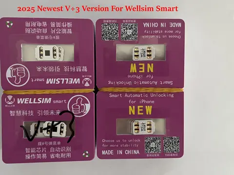 S8a8a758a277045568e7355e5c54e29272_480x480q75 2025 Newest Wellsim Smart V+3 Version Support iPhone 13-16 Pro Max Only Dual-SIM Phones (New) - Image 1