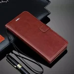 Card Holder Pu Leather Cover Case OPPO Realme Narzo 50A Flip Cover Retro Wallet Bag Fitted Case Business Fundas Coque (New)