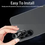 1 2 3D Curved Back Camera Protector Samsung Galaxy A56 Lens Glass Cover A36 A26 A16 A17 4G S25 Ultra S25+ Edge S 25 FE 5G (New)
