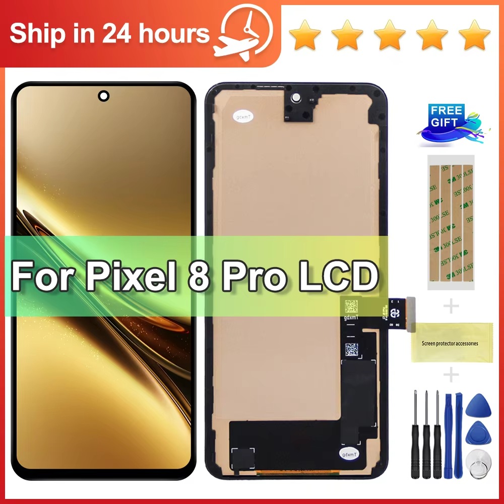 S8f712fb548344a058ded042371a7c1e7N For Google Pixel 8 pro TFT Display LCD Touch Screen Digitizer Replacement Compatible with GC3VE G1MNW Models (New) - Image 1