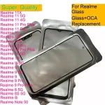 10/Lot Realme Note 60 50 14T 11 11X 10 9 9i 8i 4G 5G Touch Screen Front Outer Glass Panel Lens LCD Front Glass With OCA (New)
