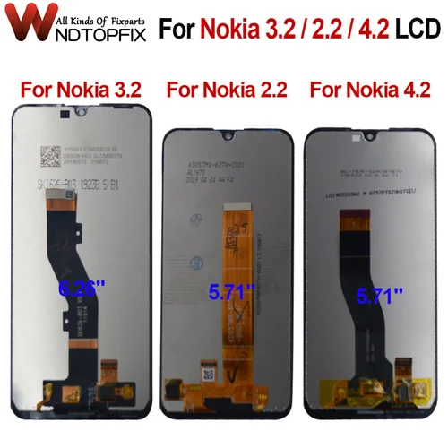 S92473c1854dc4745b7c920cff8e38489x_500x500 Nokia 3.2 2.2 4.2 LCD Display With Touch Screen (New) - Image 1