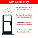 SIM Card Tray chip slot drawer Holder Adapter Accessories Replacement Part Huawei Honor X8 4G 5G X8A X8B (New)