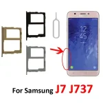 SIM Card Tray Slot Samsung Galaxy J7 Refine 2018 J737 J737U J737A J737T J737P J737V Phone Housing BackShell Micro SD Card Holder (New)