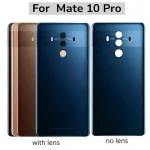 New Back Glass For Huawei Mate 10 Pro Back Battery Cover Rear Door Housing Case Panel Replacement with Camera lens Bangladesh