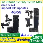 Unlocked iPhone 12 pro Motherboard iphone 12 pro max With Face ID Supprt iOS Update Clean icloud Logic Board replacement (New)
