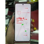 with defective amoled Display Touch Screen Digitizer Samsung Galaxy Z Flip 4 LCD Replacement Z Flip 4 F721 F721B Parts (New)