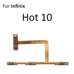 Power ON OFF Mute Switch Control Key Volume Button Flex Cable infinix Hot 10 Play 10i 10s NFC 10T 11 2022 11s 12 Pro (New)