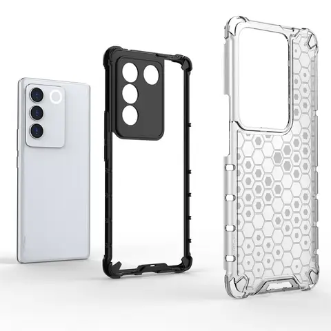 S969f5fd1c10f4317b1bb753f807ba3e58_480x480q75 Vivo V27 Pro Case Vivo V27E V23 V25 V27 Pro Cover Armor PC Shockproof Soft Silicone Protective Phone Back Cover Vivo V27 Pro (New) - Image 1