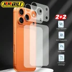 NNBILI 2/Set Matte Base Lens Film + Matte PET Back Film IPhone 17 Pro Max/17 Pro/17 Phone Accessories Minimalist Design (New)