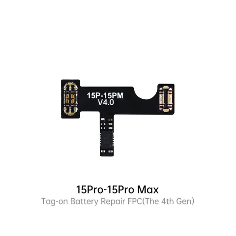 S9883eb197c7f41adae97038c02a5f779P_480x480q75 5pcs JCID 4th Gen Tag-on Battery Repair FPC Flex Cable iPhone 15 Pro Max 14 11 13 12 Mini Plus Remove Warning 0 Cycle Tools (New) - Image 1