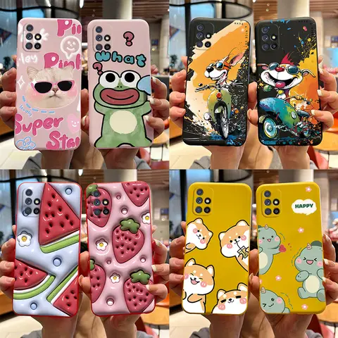 S98a95a00a59d495195f096f1bf811025a_480x480q75 Samsung Galaxy M51 Case M 51 SM-M515F Cute Cartoon Fundas Soft Silicone Phone Cases Samsung M51 Back Cover Coque Bumper (New) - Image 1
