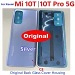 Original Glass Rear Cover Xiaomi Mi 10T Mi10T Pro 5G Back Battery Case Mobile Lid Housing Door with Adhesive Tape Shell (New)