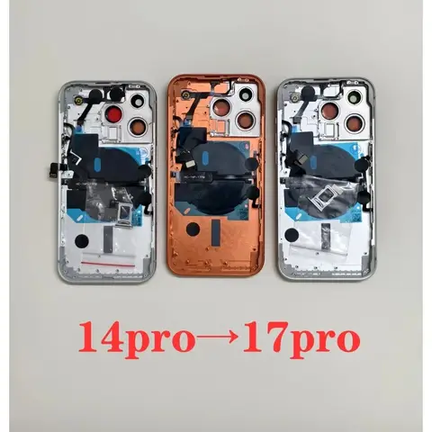S9984b8229ef844f4bd00023ec9e5caa3x_480x480q75 iPhone 14 Pro Upgrade To 17 Pro Modified Rear Housing DIY Replacement Back Cover (New) - Image 1
