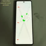 Fold 3 External AMOLED no fram with scratch point line Samsung Galaxy Z Fold3 5g F926 LCD Touch Screen Display Replacement (New)