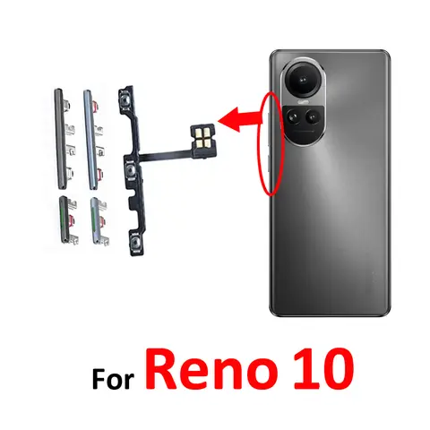 S9be0b0c3c8664389a4602770c10c78adK_480x480q75 Oppo Reno 10 CPH2531 Phone New Power Volume Button On Off External Key Internal Flex Cable Parts Reno10 Grey Blue (New) - Image 1