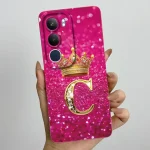 Vivo Y19s 4G Case Crown Initial Letter Soft Silicone Protective Back Cover Vivo V2419 Coque VivoY19S Y 19 s Fundas (New)