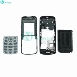 Nowey 3110 Cover Nokia 3110 Classic Phone Housing Front Middle Frame Cover Back Door Case English Keypad Repair Replace Part (New)