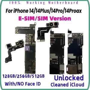 S9d6d049d1aab4d7badeb40d27f1c4a41f_300x300q75 Unlocked iPhone 14 Pro Max Motherboard iphone 14 Plus ESIM/SIM Version With Face ID Logic board Clean iCloud mainboard (New) - Image 1