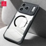Xundd iPhone 17 Pro Max CaseiPhone 17 Air 17 Pro 17 Magnetic Phone CaseAirbag Shockproof AcrylicPC Back Clear Cover (New)