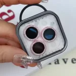 2 3 Glitter Diamond Camera Lens Protector IPhone 16 17 Pro Max Back Mini Cover Lens Ring Glass IPhone 16 Plus (New)