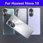 Nova10 Battery Back Cover For Huawei Nova 10 Rear Housing Glass Case Replace Phone Repair Spare Parts + Camera Lens Bangladesh