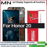Supports all functions LCD Original HUAWEI Honor 20 Touch Screen 6.26  YAL L21 YAL AL00 YAL TL00 Display (New)