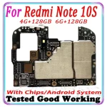 Motherboards Xiaomi Redmi Note 10S Note10S Mainboard With Chips 10C (New)