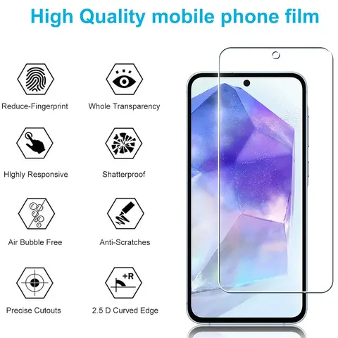 S9ffdf9cdd5f74cdd80acfda18338a221d_480x480q75 Infinix Smart 9 Tempered Glass Screen Protector Glass Film (New) - Image 1