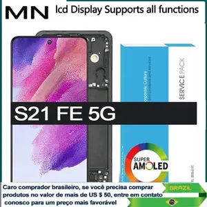 Sa194d1061c5648a9a396080e1b2aa7d3p_300x300q75 6.4” AMOLED LCD Replacement SAMSUNG S21 FE 5G Touch Screen Display G9900 G990B G990U G990B/DS G990E (New) - Image 1