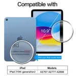 2PCS For iPad 10th Gen 10.9 Inch 2022 Tempered Glass Screen Protector A2696 A2757 A2777 Tablet HD Anti-Scratch Protective Film (New)