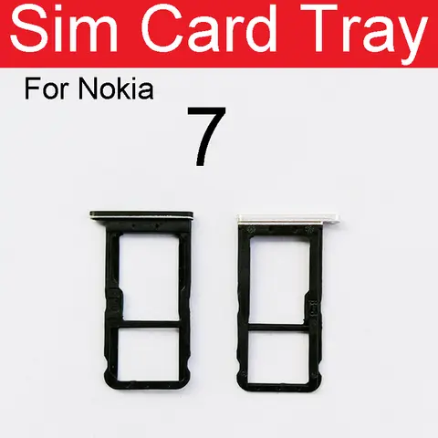 Sa30ff4063cab4962a5d500d4e6cc00ccx_480x480q75 SIM Card Tray Holder Nokia 8 7 71 7 Plus 81 X7 Sim Reader Slot Socket Adapter Replacement Repair Parts (New) - Image 1