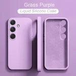 Liquid Silicone Soft Phone Case Cover Samsung Galaxy A05 A05S A15 4G 5G A25 A35 A55 5G Anti-Drop Rubber Cases Bumper (New)