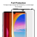 1 4PCS 3D Curved Full Cover Tempered Glass LG Velvet  LG G9 LM-G900N 5G LG Wing 5G Screen Protector Protective Film Guard (New)
