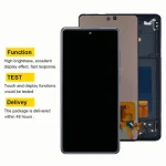 AMOLED Samsung Galaxy S20 FE G780F LCD Display Touch Screen Digitizer with Frame Samsumg S20FE 5G G781B LCD Replacement (New)