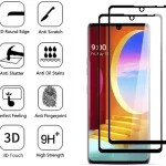 2 4Pcs HD Tempered Glass LG Velvet 5G LG G9 LM-G900N LM-G900EM Screen Protector Glass (New)