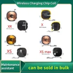 Wireless Charging Chip Coil iPhone X XR XS XSMax Volume Button Flex with Wireless NFC Chip Flex Cable Replacement Parts (New)