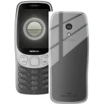 3-in-1 Soft Film+Silicone Cover Nokia 3210 4G 235 2024 Case Non-tempered Hydraulic Soft Film Nokia 3210 4G 2024 TA-1543 (New)