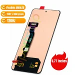 iParts Replacement New Display Nothing CMF Phone 2 Pro 5G A001 AMOLED 120Hz Touch Screen with Frame Assembly Black OEM (New)