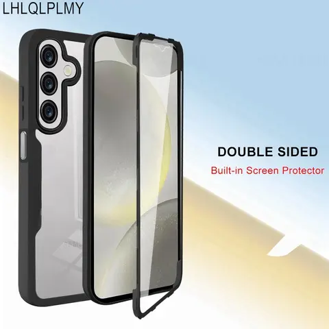 Sac915430eb8e422a92ee586d4f56c3a8w_480x480q75 Front + Back Protect ShockProof Case For Samsung Galaxy A36 A56 A26 5G A17 A07 A37 A57 S26 Ultra Plus 360 Degrees Cover A 36 56 (New) - Image 1
