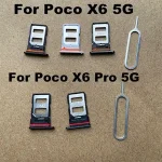 Xiaomi Poco X6 PRO 5G Sim Card Tray Slot Holder Socket Adapter Connector Repair Parts Replacement (New)