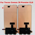 677AMOLED Original Tecno Camon 30 Premier CL9 LCD Display Touch Screen Digitizer Assembly Camon 40 Premier 5g CM8 LCD (New)