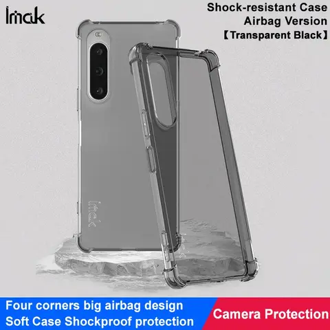 Sae4e2359187c44b4b7f59f3eff811b33X_480x480q75 IMAK Crystal Case Sony Xperia 10vii 1 VII 5 V 10 VI Bumper Protect Air Bag Funda Xperia 10 V Case Xperia1 10 IVII Soft Cover (New) - Image 1