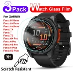 9H Tempered Glass Garmin Fenix 8 7X 6X Pro 7 6 7S 6S 5 5S Solar AMOLED Screen Protector Glass Anti scratch Film Accessories (New)
