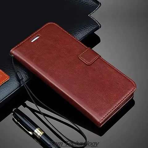 Saf69adf799544d80ac2b962333d16407R_480x480q75 Card Holder Pu Leather Case OPPO Realme Note 70T 4G Realme Narzo 80 lite 4G Retro Wallet Flip Cover Capa Fundas Coque (New) - Image 1