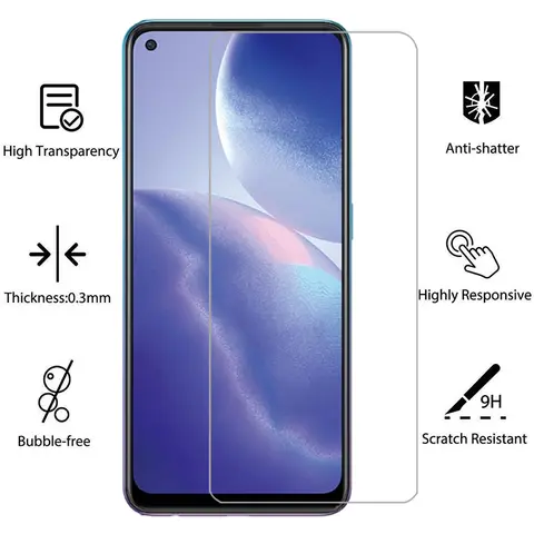 Sb03816ef81c64e8d9d95eeb474c9a8b0u_480x480q75 screen protector oppo reno 5z 5f 5g protective tempered glass on reno5 5 z f z5 f5 reno5z reno5f film opp opo oppa opporeno (New) - Image 1