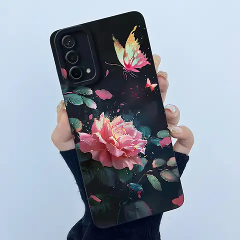 Sb125a86728bc49f99fb9e4c4659d6568a_480x480q75 OnePlus Nord N200 5G DE2117 DE2118 Shockproof Silicon Case Simplicity Flowers Soft Back Cover 1+ Nord N 200 5g Phone Casing (New) - Image 1