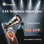 Fotorgear 35x Telephoto Zoom Lens iPhone 17 Promax Vivo Xiaomi Oppo Phone Photography Accessories (New)