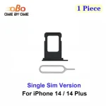 Single SIM Card Tray Holder Slot iPhone 14 14 Plus Single Sim Version Card Tray Holder Black Blue White Replacement(1PC) (New)